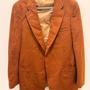 Vintage 70’s The Knack Rust Suede Blazer